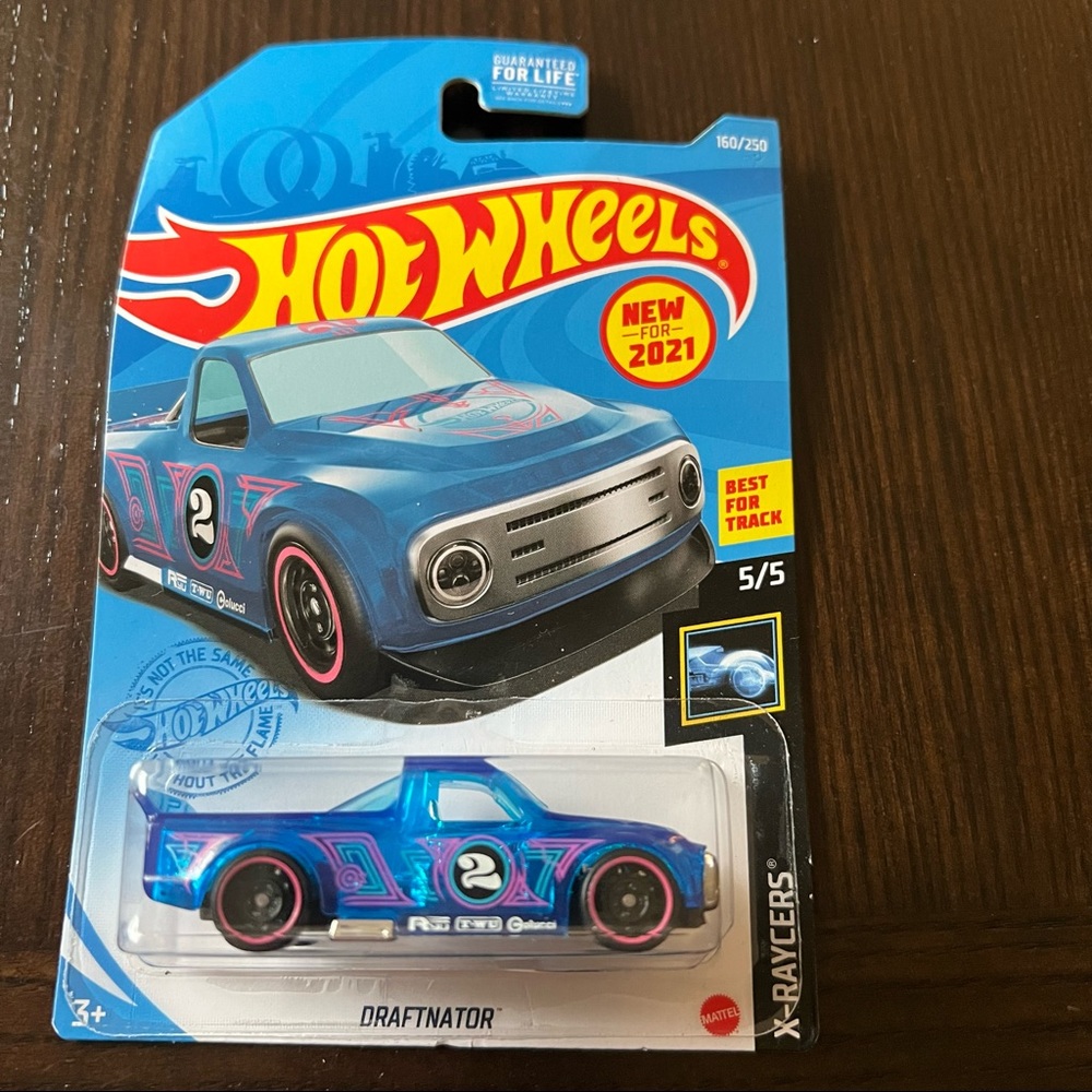 Hot Wheels X-Raycers  2021 Draftnator Blue and Pink Truck #2 5/5 160/250